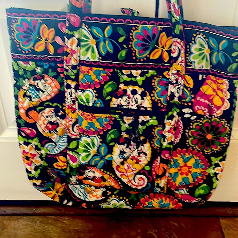 Disney Vera Bradley Tote Midnight Mickey